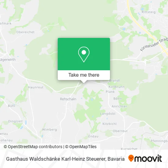Карта Gasthaus Waldschänke Karl-Heinz Steuerer