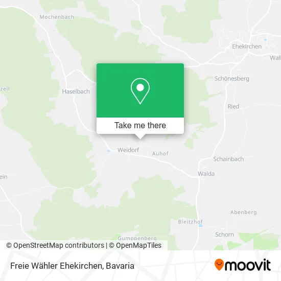 Карта Freie Wähler Ehekirchen