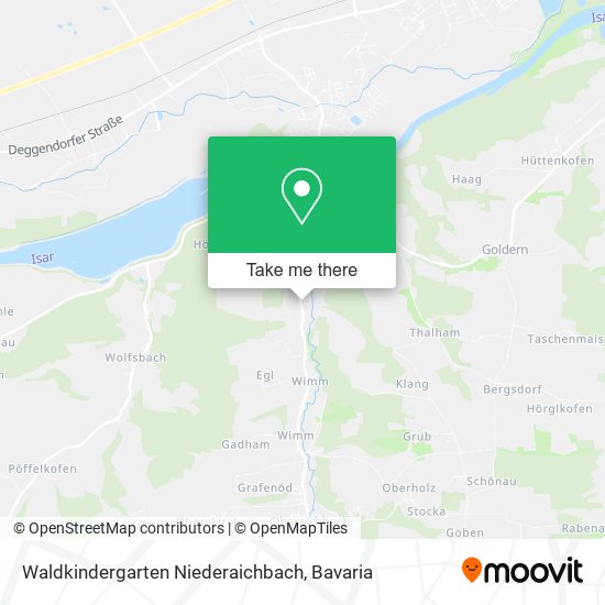 Waldkindergarten Niederaichbach map