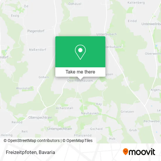 Карта Freizeitpfoten
