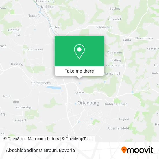 Карта Abschleppdienst Braun