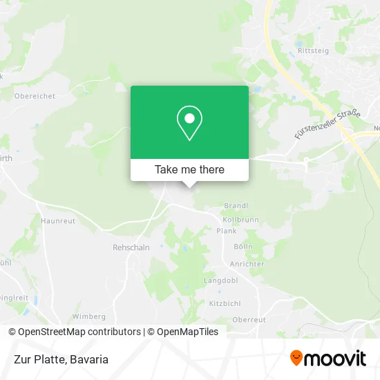 Карта Zur Platte