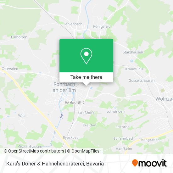Kara's Doner & Hahnchenbraterei map
