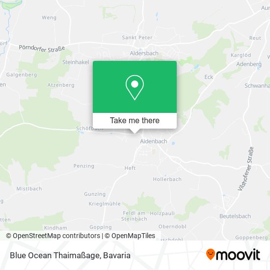 Blue Ocean Thaimaßage map