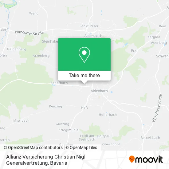 Карта Allianz Versicherung Christian Nigl Generalvertretung