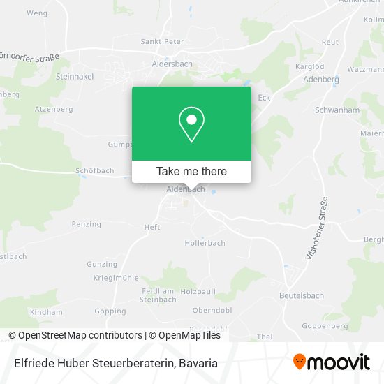 Elfriede Huber Steuerberaterin map