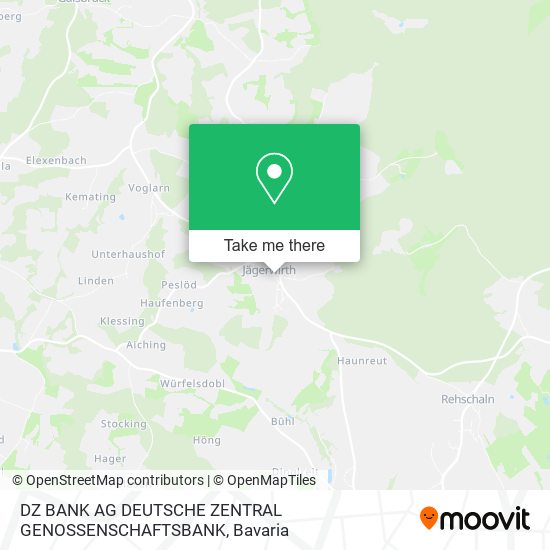 DZ BANK AG DEUTSCHE ZENTRAL GENOSSENSCHAFTSBANK map