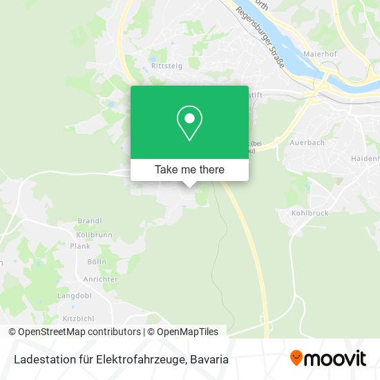 Ladestation für Elektrofahrzeuge map