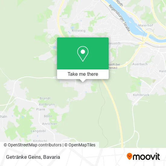 Карта Getränke Geins