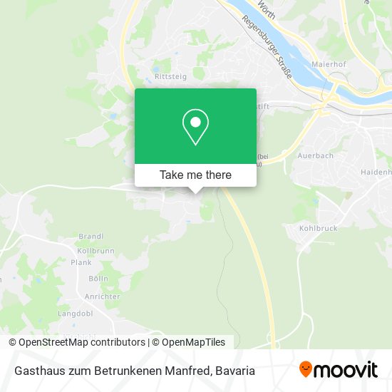 Gasthaus zum Betrunkenen Manfred map