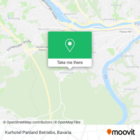 Kurhotel Panland Betriebs map