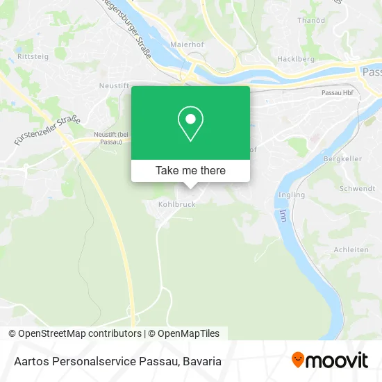 Карта Aartos Personalservice Passau