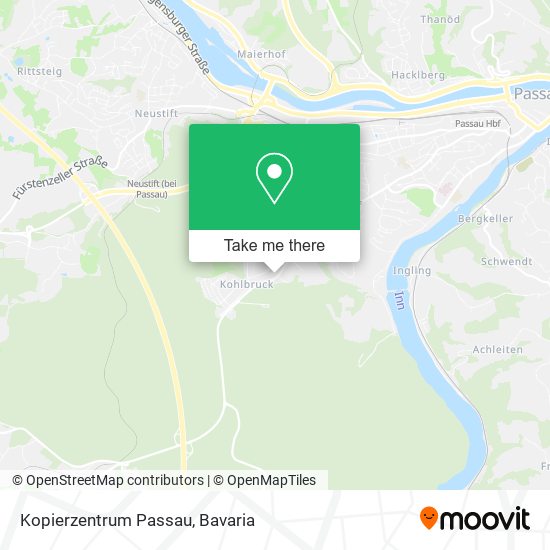 Kopierzentrum Passau map