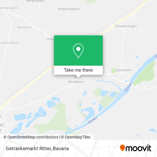 Getränkemarkt Ritter map