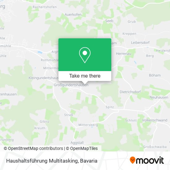 Haushaltsführung Multitasking map