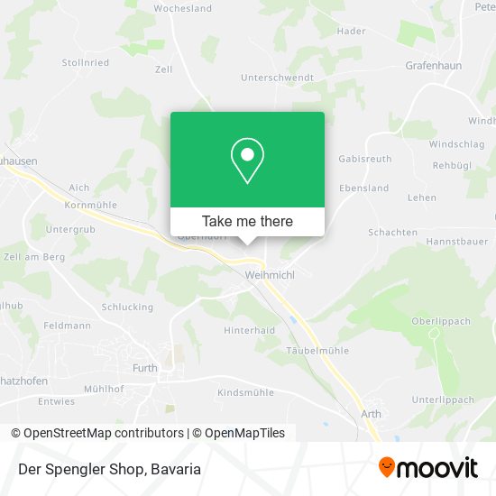 Der Spengler Shop map