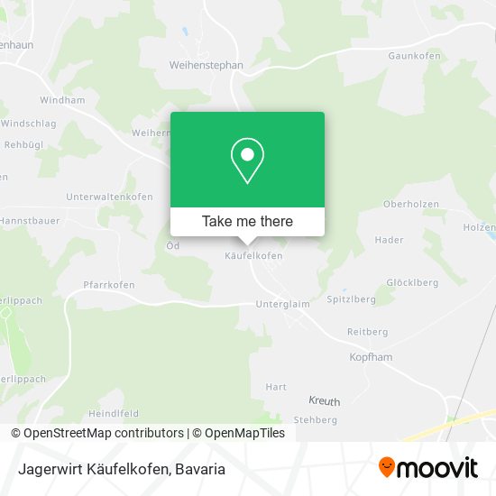 Jagerwirt Käufelkofen map