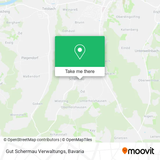 Карта Gut Schermau Verwaltungs