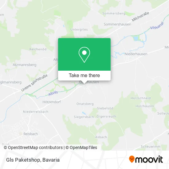 Карта Gls Paketshop