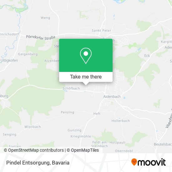 Карта Pindel Entsorgung