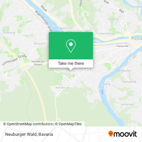 Карта Neuburger Wald