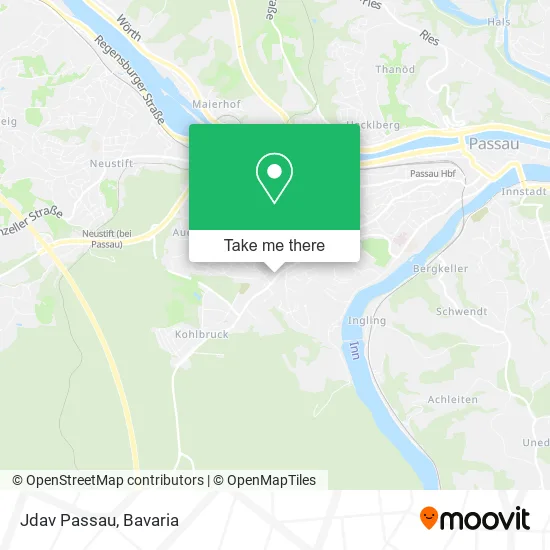 Карта Jdav Passau