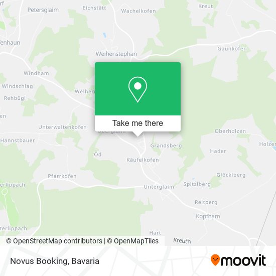 Novus Booking map