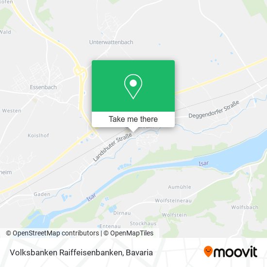 Volksbanken Raiffeisenbanken map