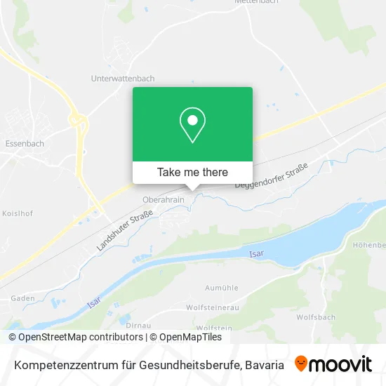 Карта Kompetenzzentrum für Gesundheitsberufe