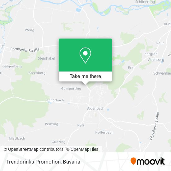 Trenddrinks Promotion map