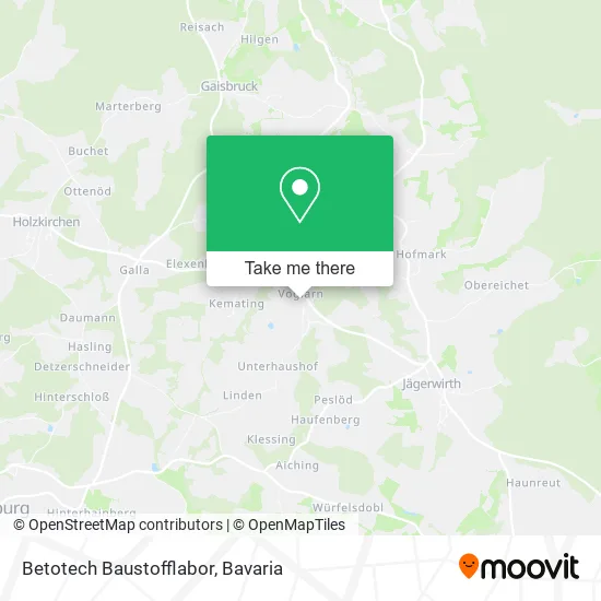 Карта Betotech Baustofflabor
