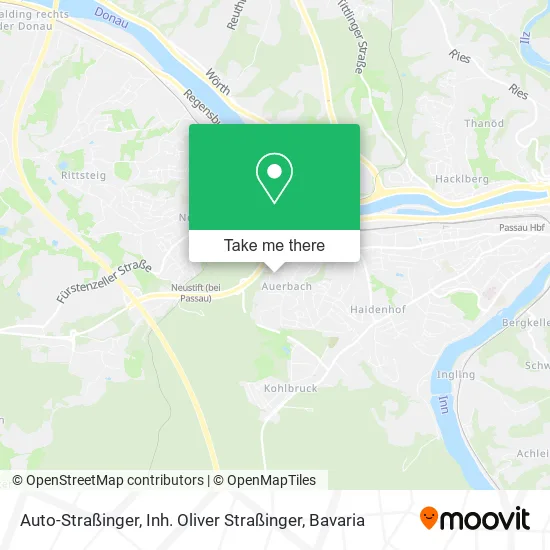 Карта Auto-Straßinger, Inh. Oliver Straßinger