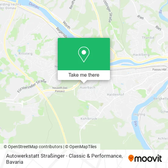 Карта Autowerkstatt Straßinger - Classic & Performance