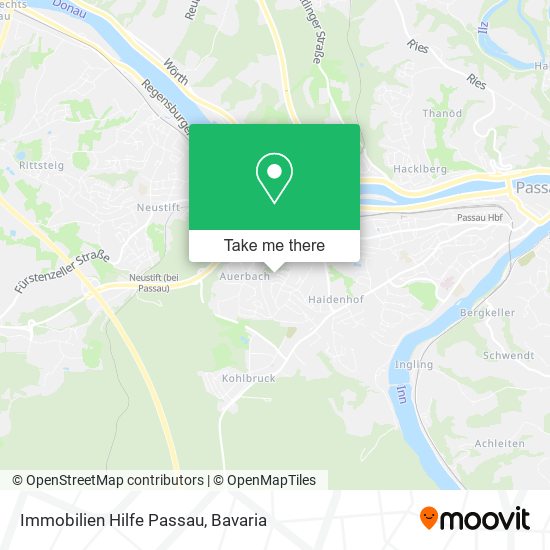 Immobilien Hilfe Passau map