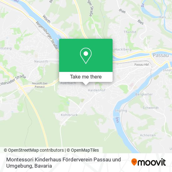 Montessori Kinderhaus Förderverein Passau und Umgebung map