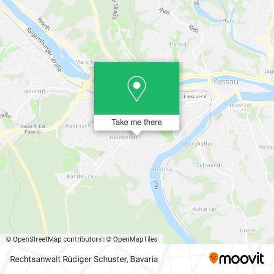 Rechtsanwalt Rüdiger Schuster map