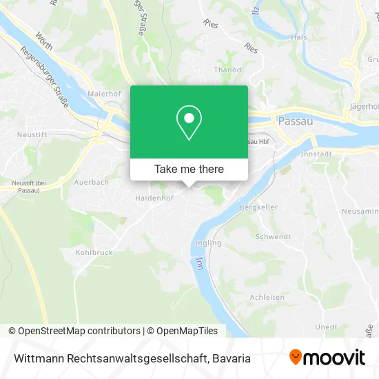 Карта Wittmann Rechtsanwaltsgesellschaft