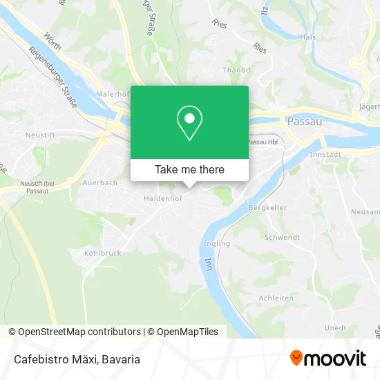 Карта Cafebistro Mäxi