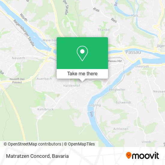 Карта Matratzen Concord