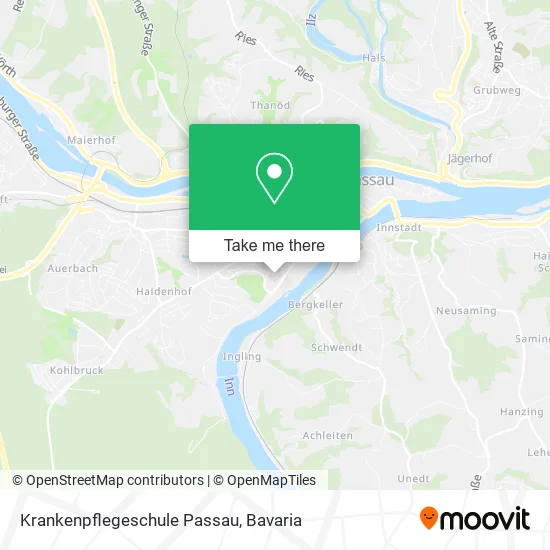 Карта Krankenpflegeschule Passau