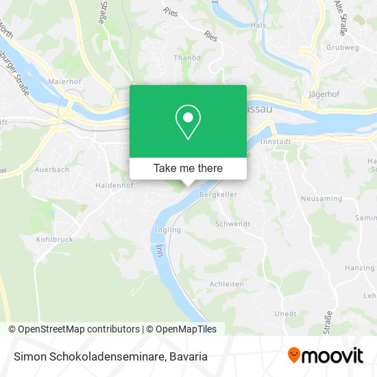 Simon Schokoladenseminare map