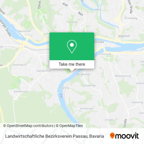 Landwirtschaftliche Bezirksverein Passau map