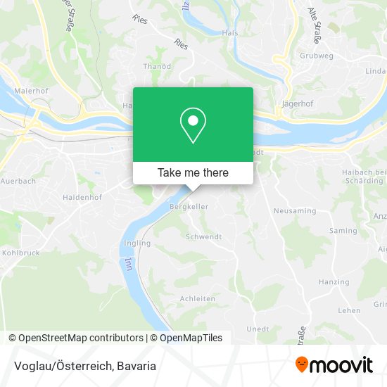 Voglau/Österreich map