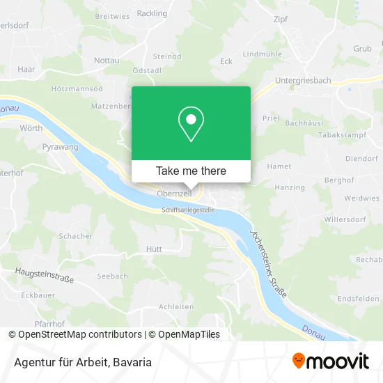 Карта Agentur für Arbeit