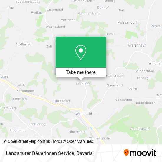Landshuter Bäuerinnen Service map
