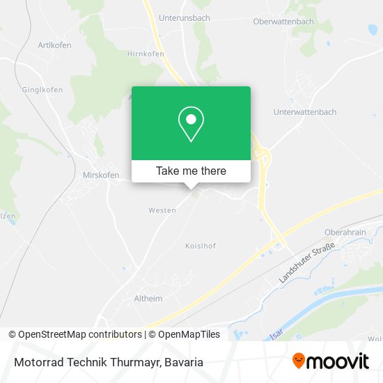 Motorrad Technik Thurmayr map