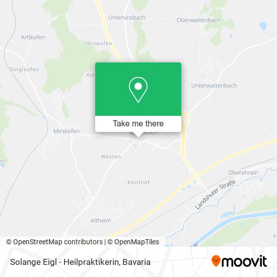 Solange Eigl - Heilpraktikerin map