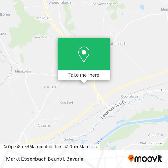 Markt Essenbach Bauhof map
