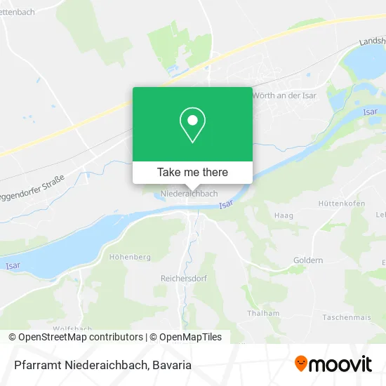 Карта Pfarramt Niederaichbach