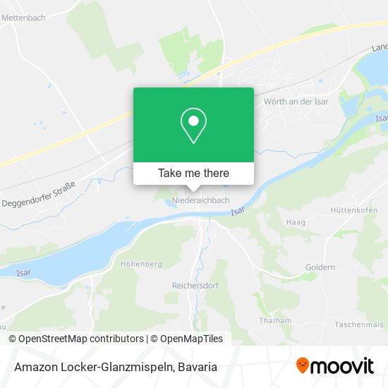 Amazon Locker-Glanzmispeln map